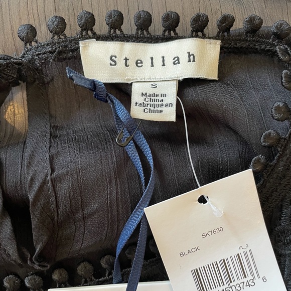 STELLAH FLUTTER SLEEVE TOP WITH EMBROIDERY DETAILS - Picture 11 of 15